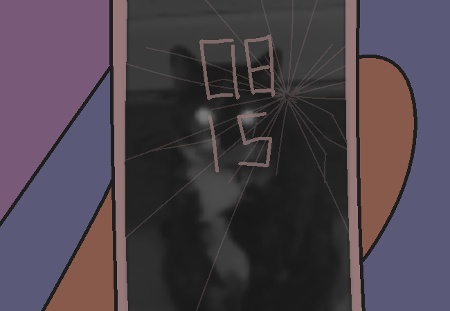 A phone home screen with the time 08:15 on it.